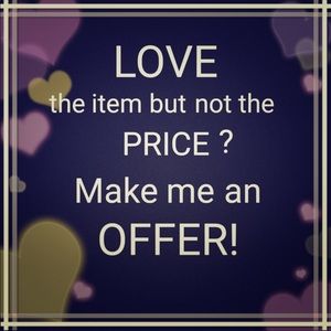 Like the item but not the price ?? Make offers